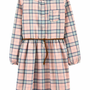 Plaid Shirt Dress