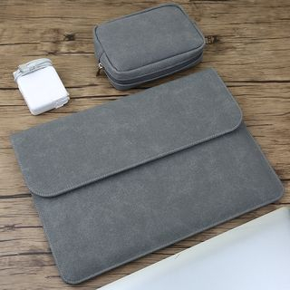 Plain Laptop Sleeve / Accessories Pouch / Set