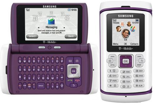 Plum - Samsung Comeback T559 Cell Phone, QWERTY keyboard, 3G data (HSDPA), MP3, Bluetooth, GSM World Phone - Unlocked