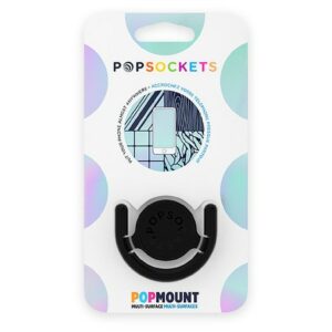 PopSockets Phone Mount Multi-Surface Black - 1.0 ea