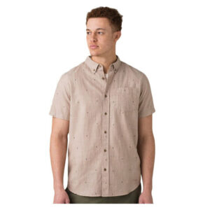 Prana San Martino Slim Shirt Sparrow Bermuda Chambray Xl