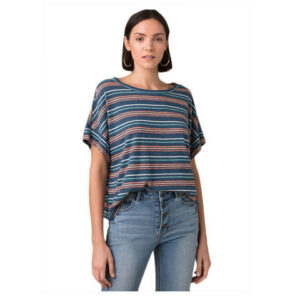 Prana Vosky Top - Women's Atlantic Stripe Sm