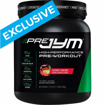 Pre JYM Pre Workout Powder Cherry Limeade 30 Servings - Pre-Workout JYM Supplement Science