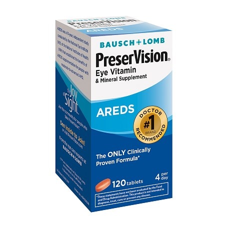 PreserVision Eye Vitamin and Mineral Supplement with AREDS, Tablets - 120.0 ea