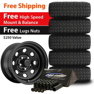 Pro Comp XMT2 Tire 315/70R17 and Trail Master TM9 Wheels 17x9 Package - TIREPKG147