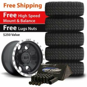 Pro Comp XMT2 Tire 33x12.50R15 and Mickey Thompson Baja Lock Wheels 15x8 Package - TIREPKG115