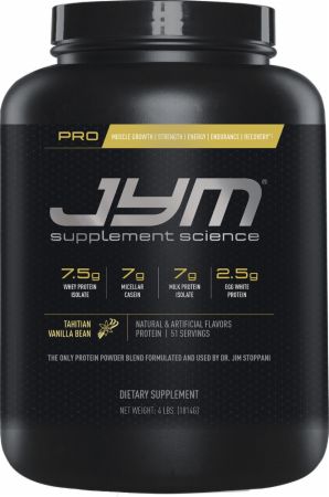 Pro JYM Protein Powder Tahitian Vanilla Bean 4 Lbs. - Protein Powder JYM Supplement Science