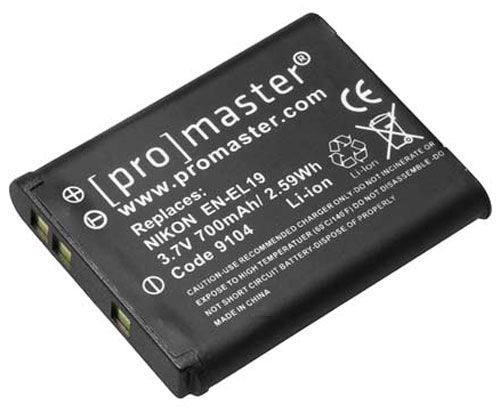 ProMaster Black Nikon EN-EL19 Li-Ion Battery