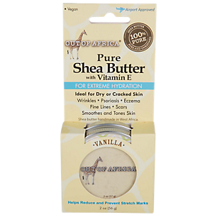 Pure Shea Butter with Vitamin E for Extreme Hydration - Vanilla (2 Ounces)