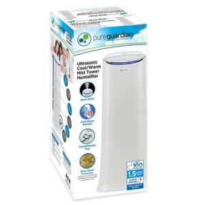 PureGuardian Ultrasonic Cool/Warm Mist Tower Humidifier - 1.0 ea