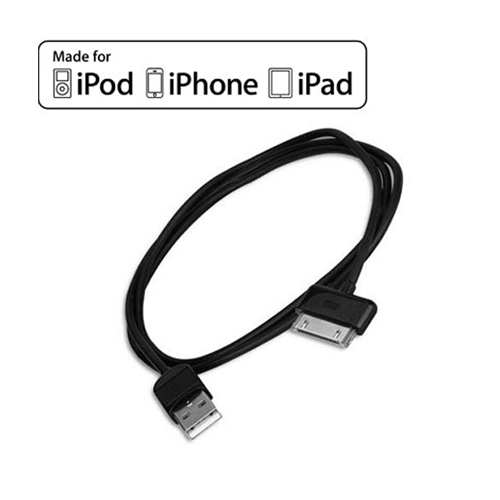 Puregear 41 inches Charge-Sync Cord for Apple Iphone 4 / 4S / Ipad / Ipad 2 (Black) - 30-001-00652