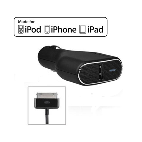 Puregear One-For-All Car Charger For Apple Iphone 4 / 4S / Ipad / Ipad 2 - 20-007-00632