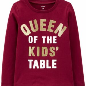 Queen Of The Kids' Table Jersey Tee