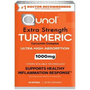 Qunol 1000 mg Extra Strength Turmeric Ultra High Absorption - 60.0 ea
