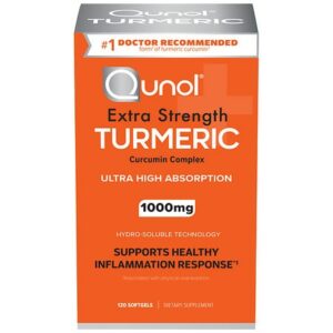 Qunol Ultra High Absorption Turmeric Curcumin 1000mg - 120.0 ea