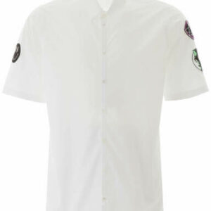 RAF SIMONS MULTI PATCH SHIRT 46 White Cotton