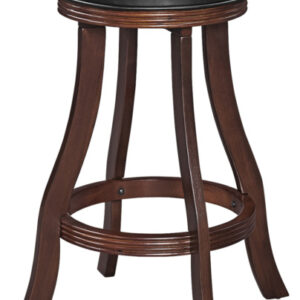 RAM Game Room Cappuccino Backless Swivel Barstool