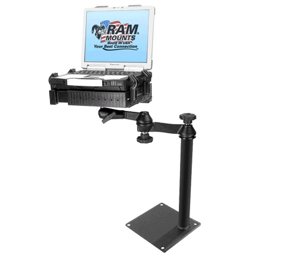 RAM Mounts Universal Drill-Down Laptop Mount Kit - RAM-VBD-125-SW1