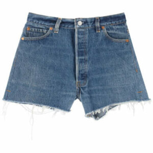 RE/DONE SHORTS IN LEVI'S DENIM 27 Blue Cotton, Denim