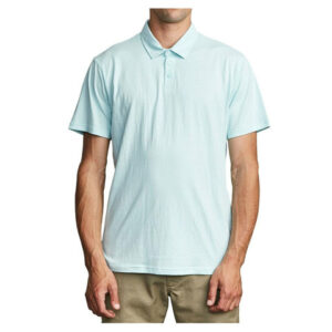 RVCA Sure Thing 3 Polo Shirt Dusty Aqua Md