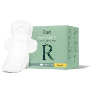Rael Organic Cotton Cover Pads - Regular Regular - 14.0 ea