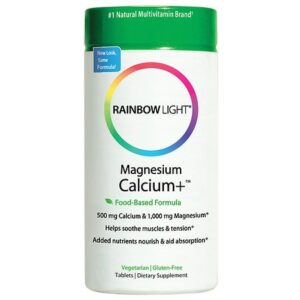 Rainbow Light Magnesium Calcium+ Dietary Supplement Tablets - 180.0 Tablets