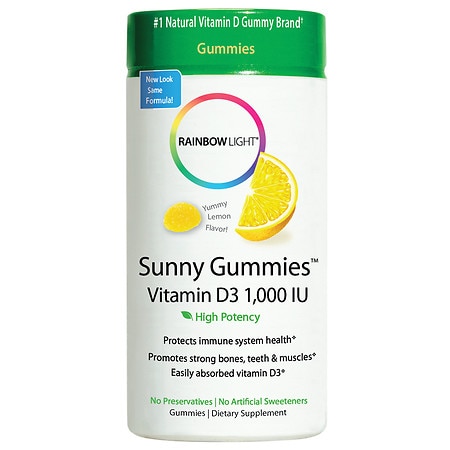 Rainbow Light Sour Lemon Vitamin D3 1000 IU Sunny Gummies - 50.0 ea