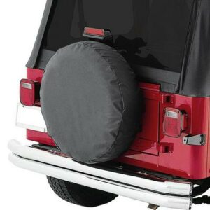 Rampage 30-32" Spare Tire Cover with Camera Slot (Black) - 773555