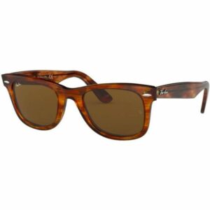 Ray-Ban New Wayfarer Sunglasses Brown/Pink - Case Sunglasses at Academy Sports
