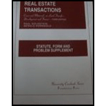 Real Estate Transactions: ... Prob. Supplement