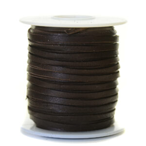 Realeather Deerskin Lace chocolate 1 8 in. x 50 ft. spool