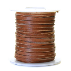 Realeather Deerskin Lace saddle tan 1 8 in. x 50 ft. spool