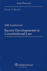 Recent Developments Constitutional Law Supplement