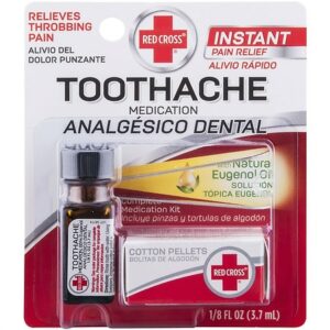 Red Cross Toothache Complete Medication Kit - 0.12 fl oz