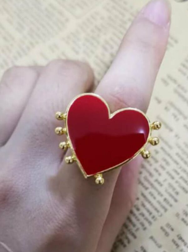 Red Heart Ring