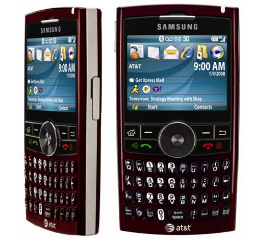 Red - Samsung BlackJack II SGH-i617 Cell Phone, Camera, Bluetooth, GPS, GSM World Phone, - Unlocked