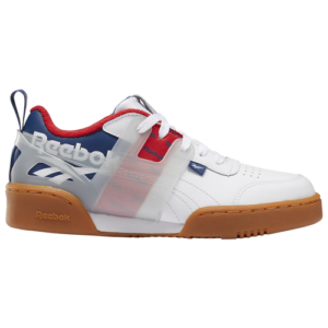 Reebok Boys Reebok Workout - Boys' Grade School Shoes Translucent White/Royal/Red Size 04.0