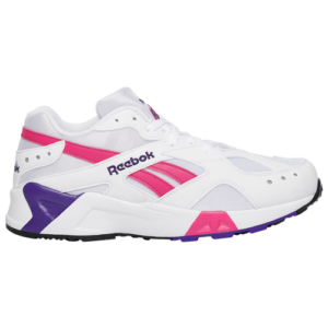 Reebok Mens Reebok Aztrek - Mens Shoes White/Pink/Purple Size 10.5