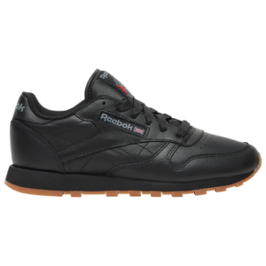 Reebok Womens Reebok Classic Leather - Womens Running Shoes Black/Gum Size 07.0