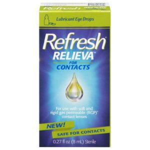 Refresh Relieva Lubricant Eye Drops for Contacts - 0.27 fl oz