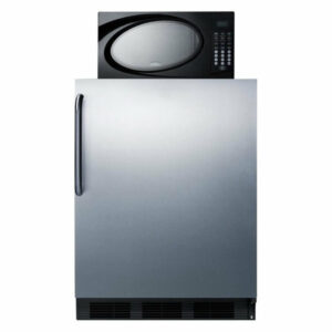 Refrigerator-Microwave Combination With Single Plug MRF663BSSTB