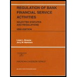 Regulation of Bank Financial Service Activities -2004 Statutory Supplement