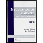 Regulation of Lawyers : Statutes and Standards, 2000 Supplement