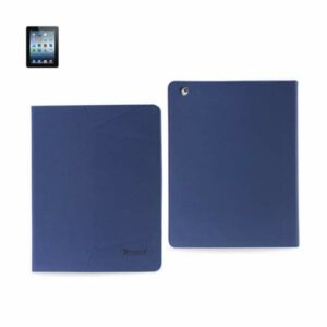 Reiko - Denim Texture Fitting Case for Apple iPad 3 - Blue