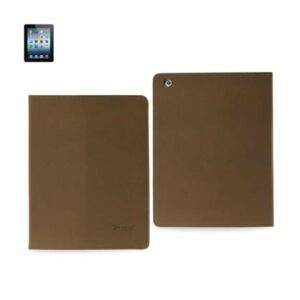 Reiko - Denim Texture Fitting Case for Apple iPad 3 - Brown