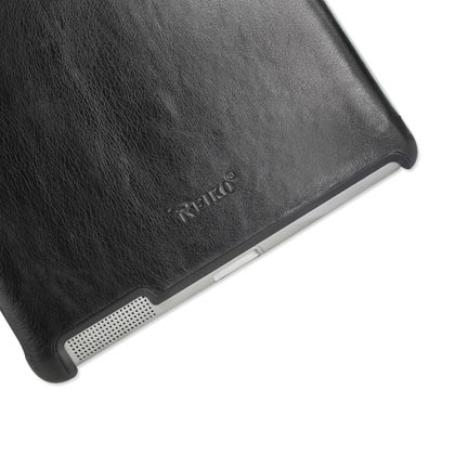 Reiko - Horse Skin Pattern Fitting Case for Apple iPad 2 - Black