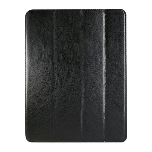 Reiko - Horse Skin Pattern Fitting Case for Apple iPad 3 - Black