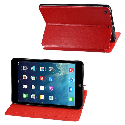 Reiko - PC/TPU FItting Case for Apple iPad Mini 2 - Red