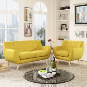 Remark 2 Piece Living Room Set in Sunny