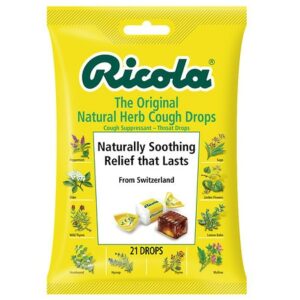 Ricola Natural Herb Cough Drops Original - 21.0 ea